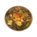 16.Stærkt wokket oksekød med nudler