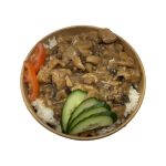 4.Kylling med shiitake-svampe og ris