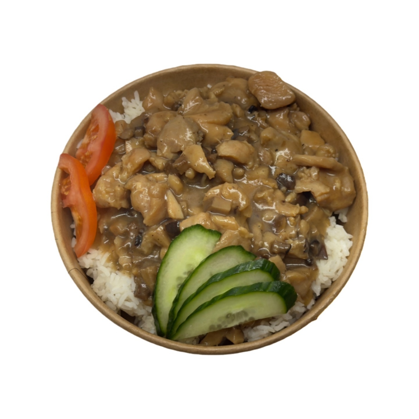 IMG_E8667_副本_0 4.Kylling med shiitake-svampe og ris - Billede 1