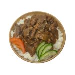 12.Kinesisk blødt kogt oksekød med ris